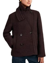Addie Short Wool Coat at Bloomingdales